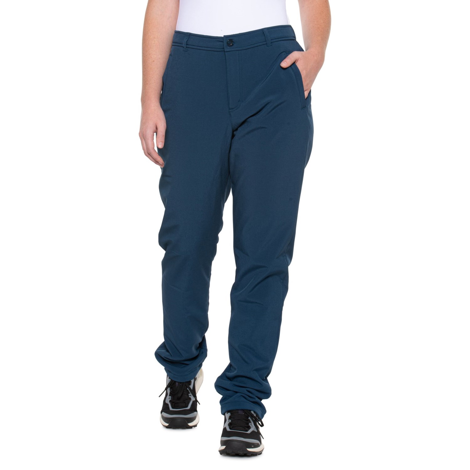 fleece lined straight leg pants