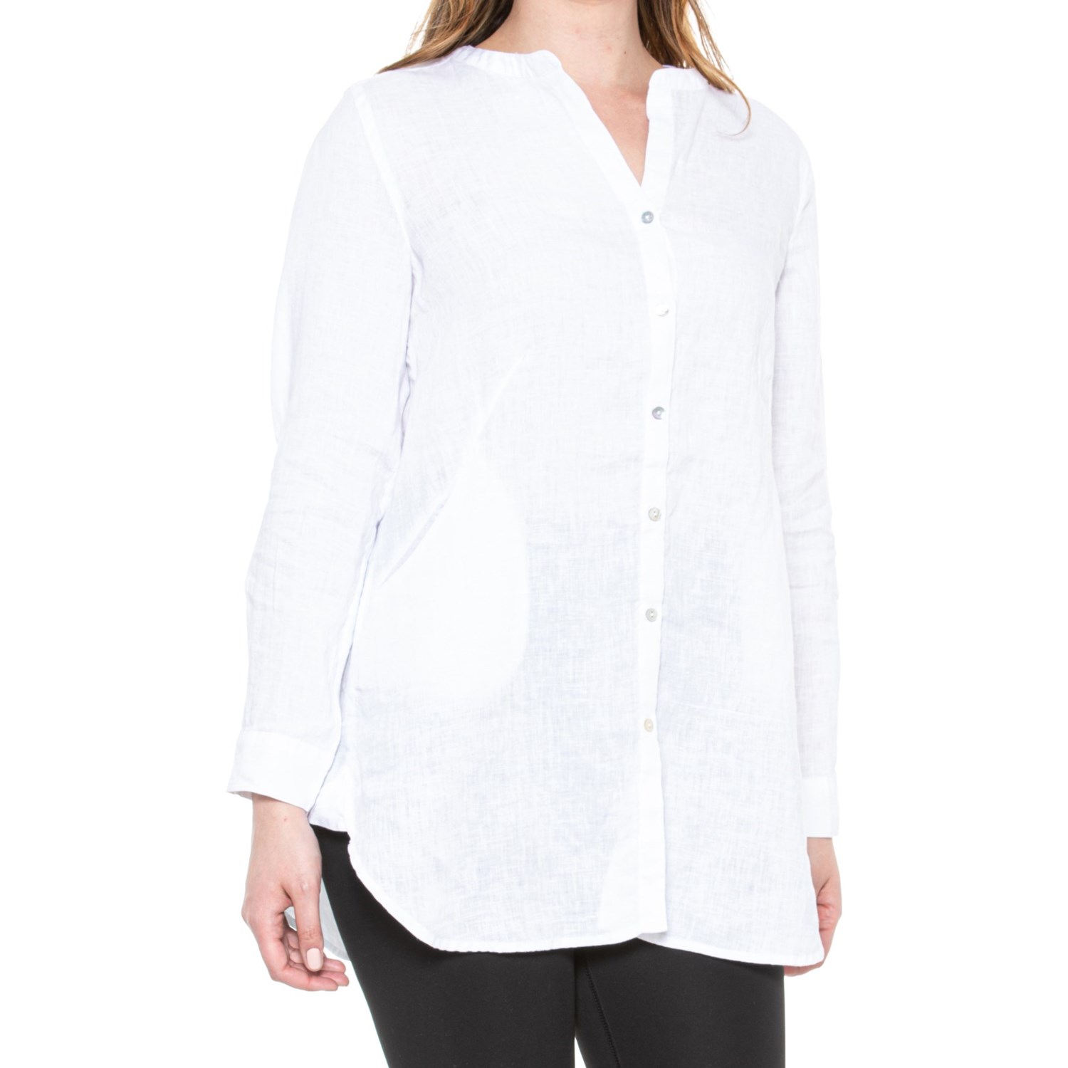 Sigrid Olsen Curved Pocket Tunic Shirt (For Women) - Save 30%