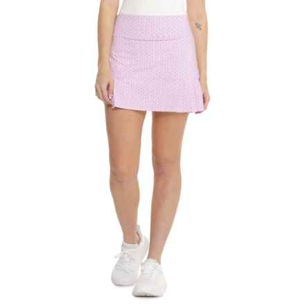 Sigrid Olsen Side Pleat Ruffle Hem Skort - UPF 50 in Sprouts
