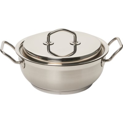 Silga Teknika 4L (4.2 Qt) Stainless Steel High Casserole top 20cm (7.9