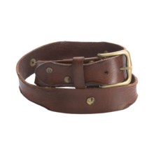 Silver Jeans Curlleaf Leather Belt (For Men) in Brown - Closeouts