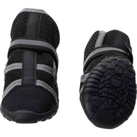 Silver Paw Easy-Fit All-Terrain Dog Boots in Black//Silver