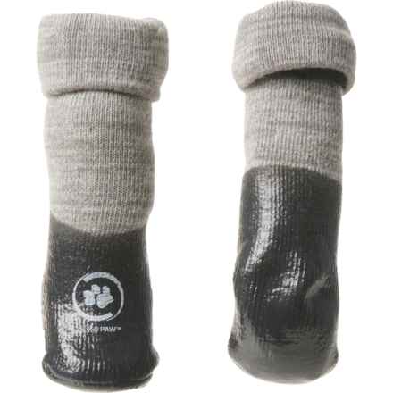 Silver Paw Non-Slip Indoor-Outdoor Dog Booties - 4-Pack in Silver Combo