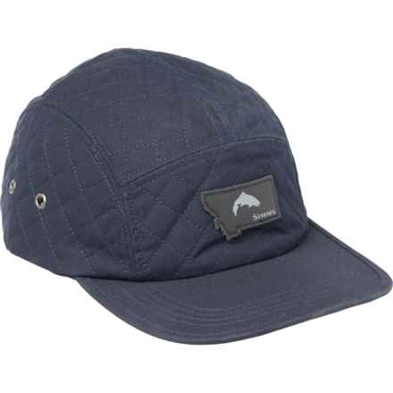 Simms Big Sky Waxed Canvas Baseball Cap in Carbon