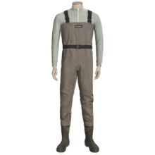 Simms Blackfoot Chest Waders - Muck Boot Wetlands Lugged Sole Boots (For Men) in Brown - Closeouts