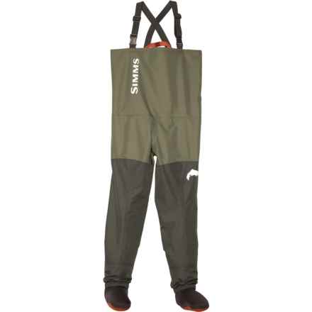Simms Boys and Girls Tributary Stockingfoot Waders - Waterproof in Basalt