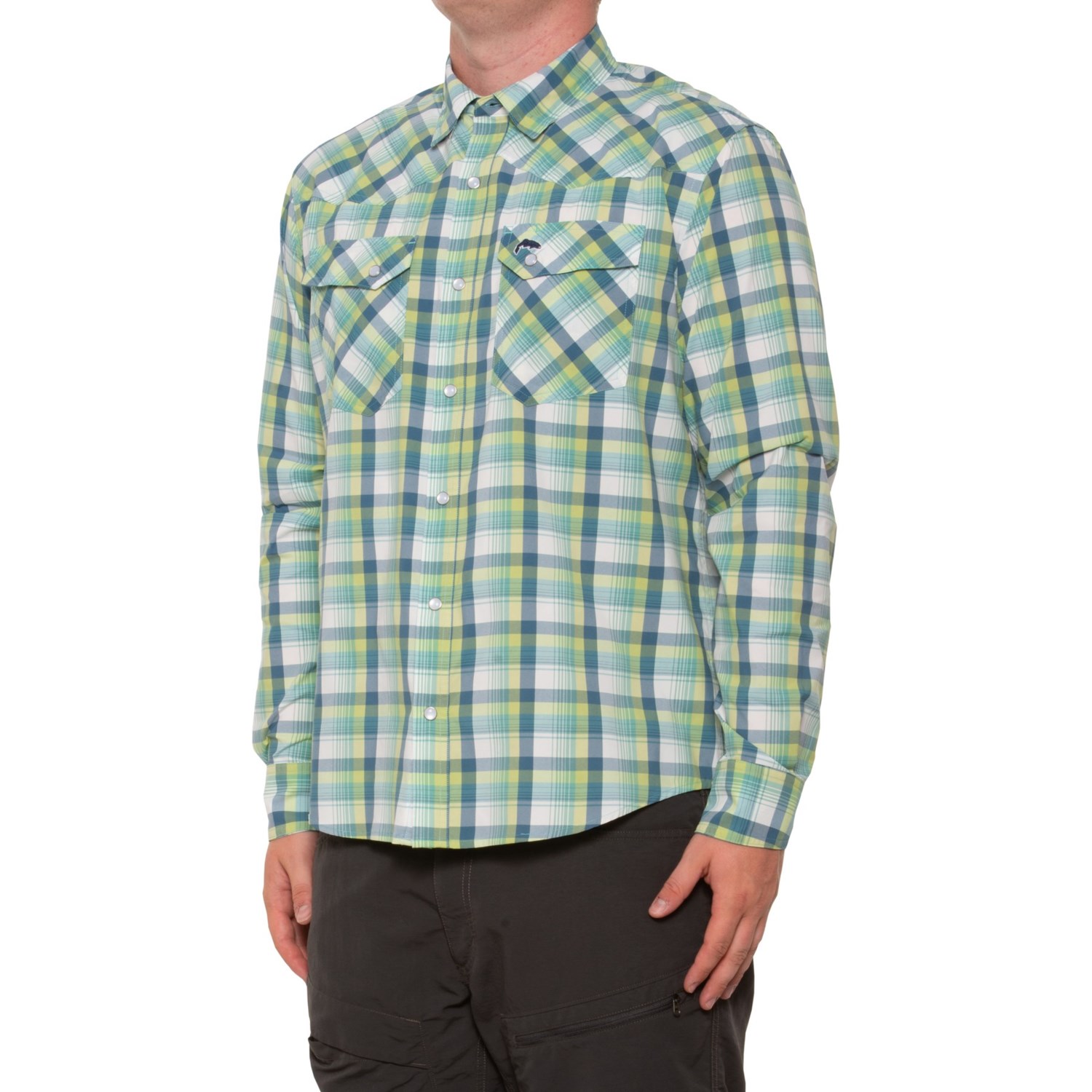 Simms Brackett Snap-Front Shirt - UPF 50+, Long Sleeve - Save 44%