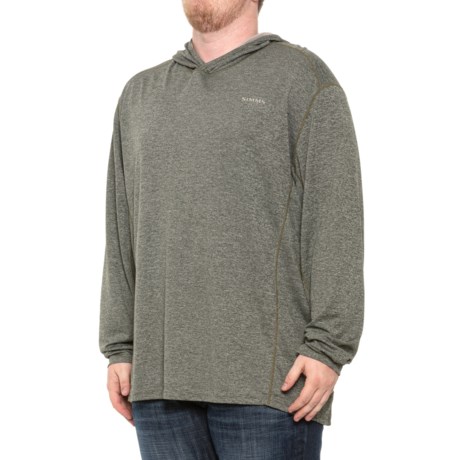 Sweat à Capuche Simms BugStopper UPF 30+ Homme - Taille L - Vert Bruyère - Protection Solaire