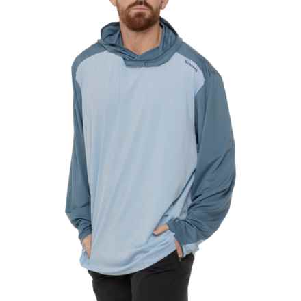 Simms Bugstopper® SolarFlex® Hoodie - UPF 50+ in Sky/Neptune