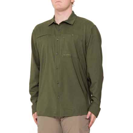 Simms Challenger Shirt - UPF 30+, Long Sleeve in Riffle Green