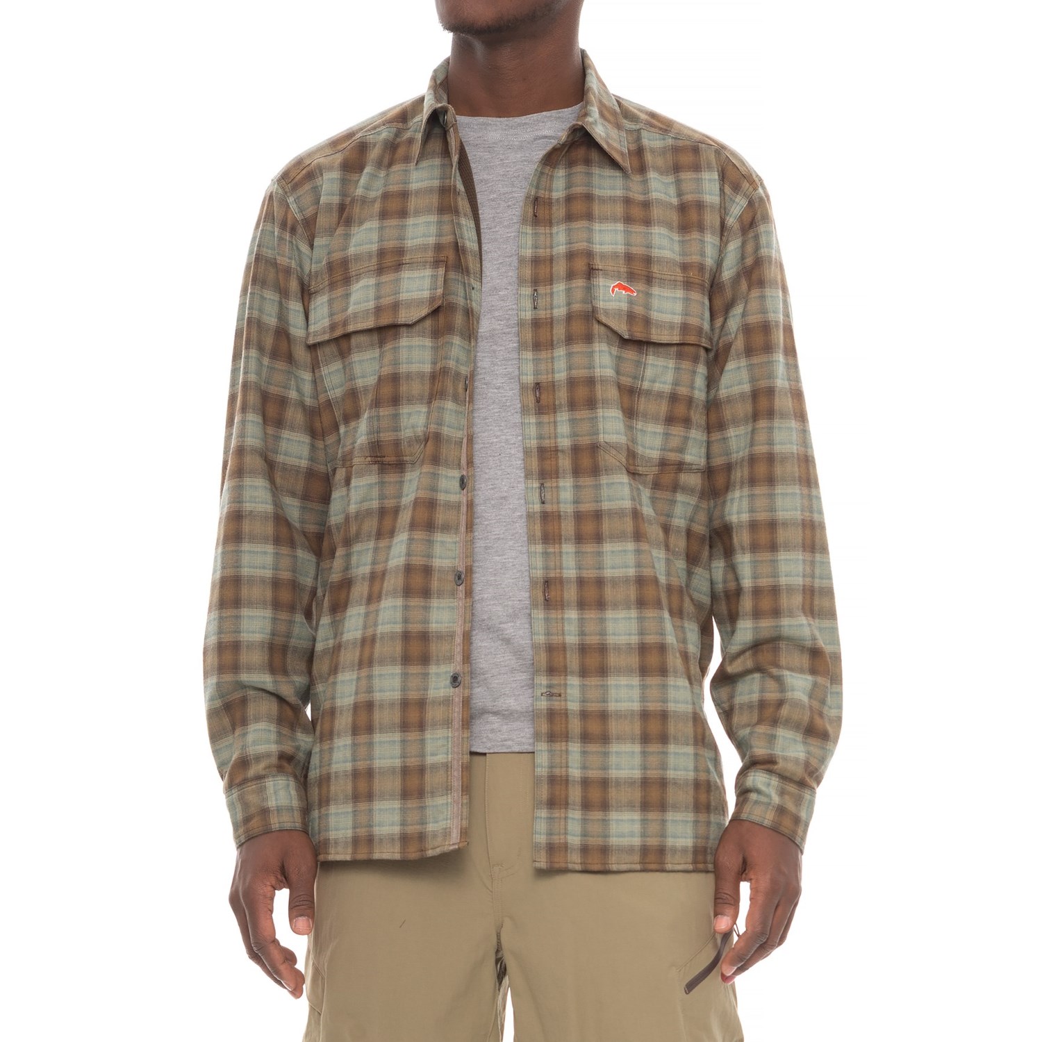 Simms Coldweather ButtonFront Shirt UPF 50+, Long Sleeve Save 49