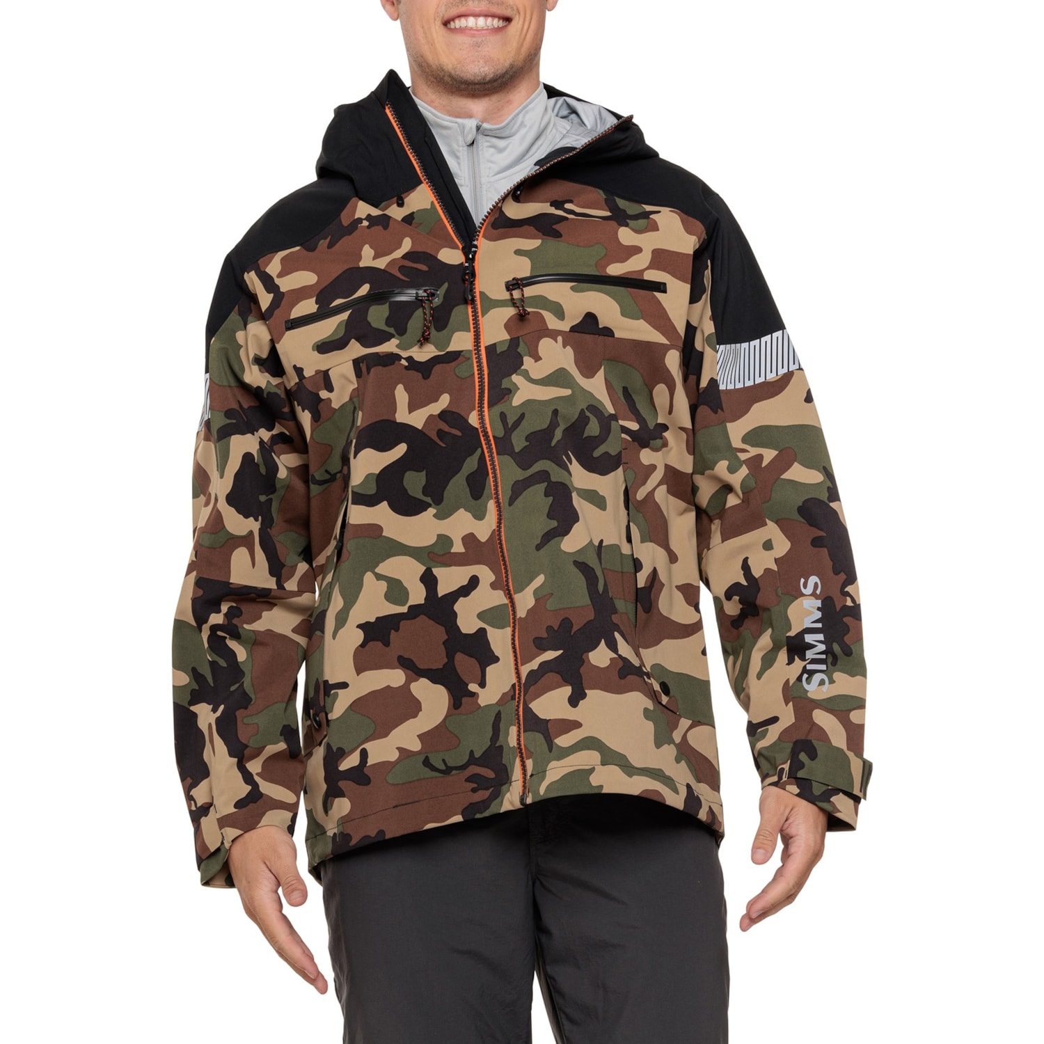 SIMMS CX JACKET WOODLAND CAMO Sサイズ Simms CX Jacket
