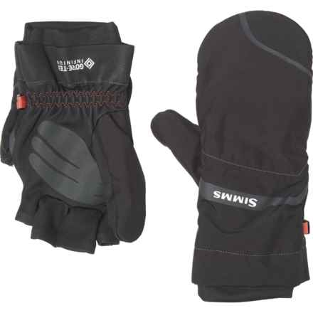 Simms ExStream Gore-Tex® Fold-Over Mittens - Insulated (For Men and Women) in Black