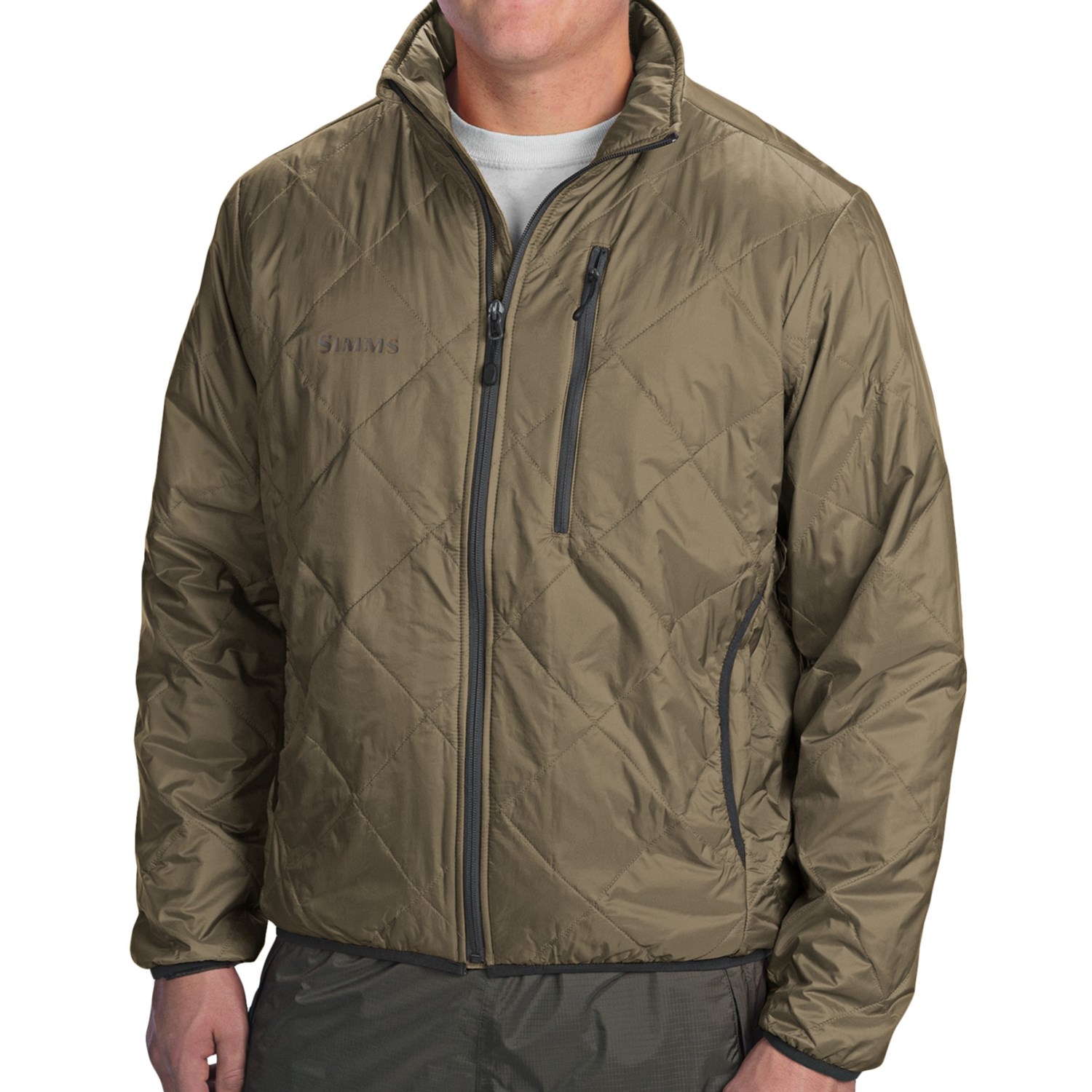 Simms Fall Run Jacket - Insulated (For Men) in Swamp