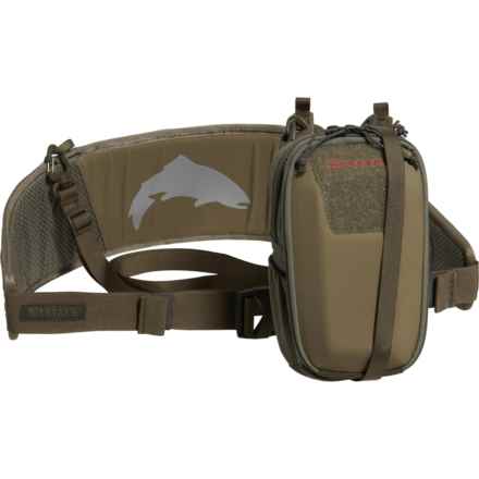 Simms Flyweight Tech Utility Belt and Storage Pod - Small in Tan
