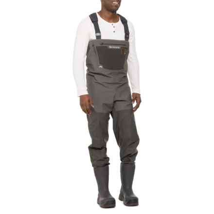 Simms G3 Guide Gore-Tex® Bootfoot Waders - Waterproof, Felt Sole (For Men) in Gunmetal