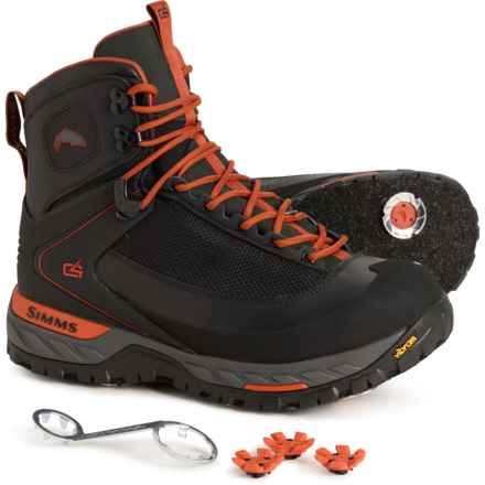 Simms G4 PRO Powerlock Wading Boots - Felt Sole (For Men) in Carbon
