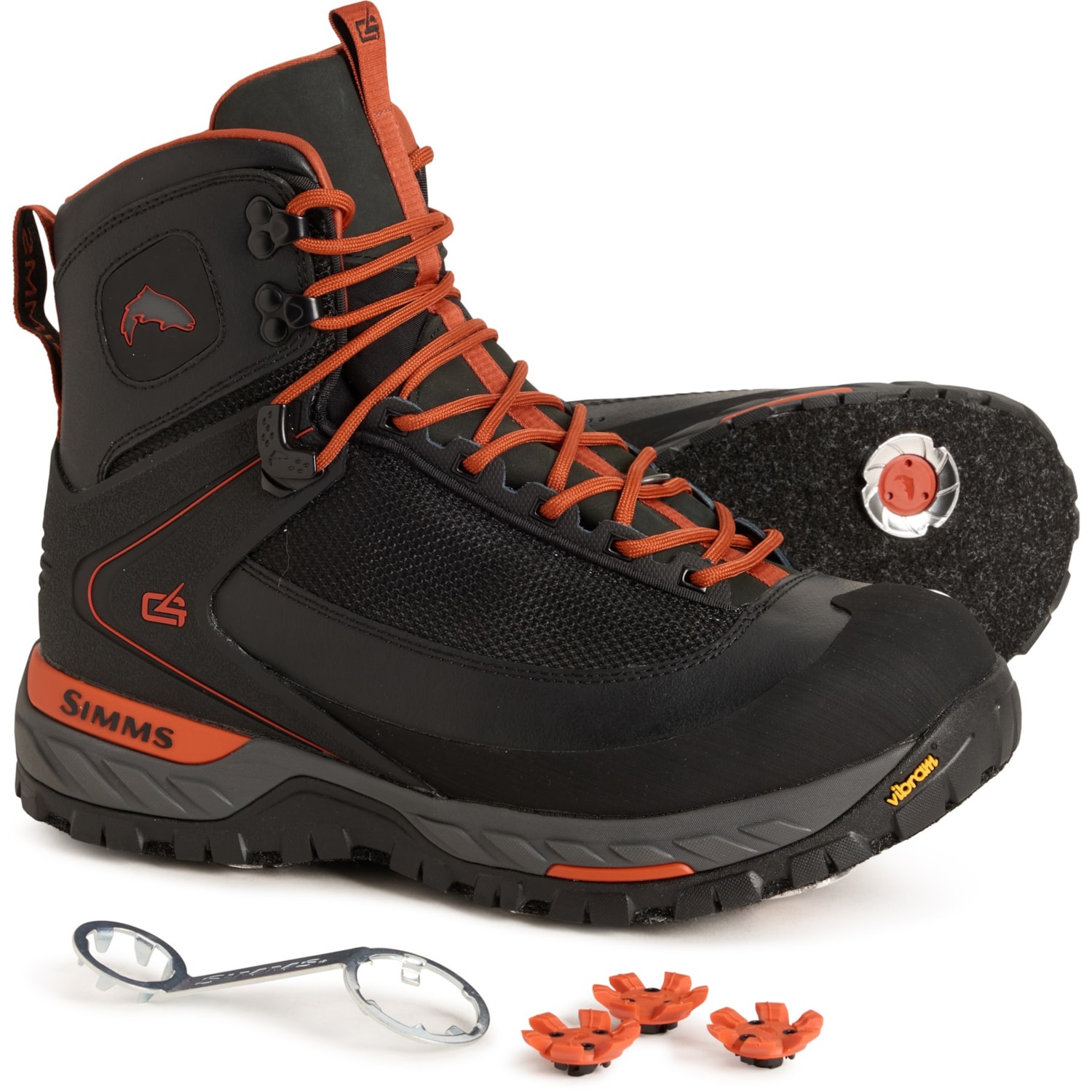 Simms men’s g4 fly fishing wading vibram sole boots size 9 euro 42 river wade Simms Flyweight Wading Boot - Men main image 3