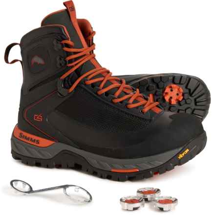Simms G4 PRO Powerlock Wading Boots - Vibram® Sole (For Men) in Carbon