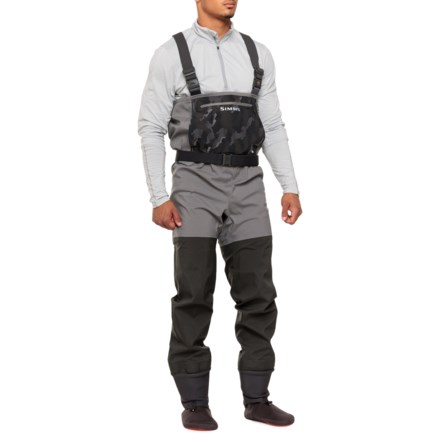 Simms Guide Classic Gore-Tex® Stockingfoot Waders - Waterproof (For Men) in Carbon