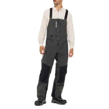 Simms Guide Gore-Tex® PrimaLoft® Fishing Bib Overalls - Waterproof, Insulated in Carbon