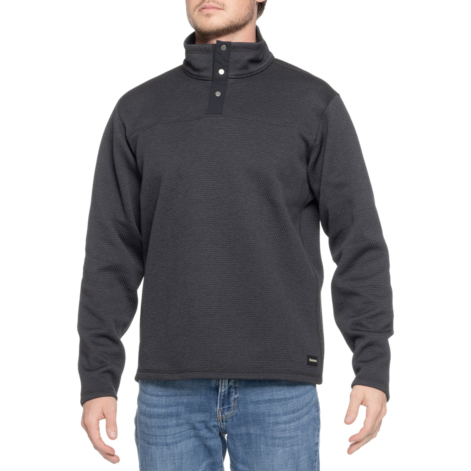 Simms Harbor Sweater - Snap Neck - Save 41%