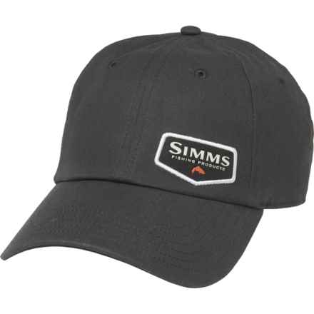 Simms Oil Cloth Baseball Cap (For Men) in Black