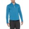 Simms SolarFlex® Plus Shirt - UPF 50, Zip Neck, Long Sleeve in Pacific