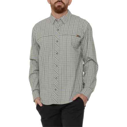 Simms Stone Cold Shirt - UPF 50+, Long Sleeve in Sterling Plaid