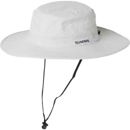 Simms Superlight Solar Sombrero Bucket Hat - UPF 50+ (For Men) in Sterling