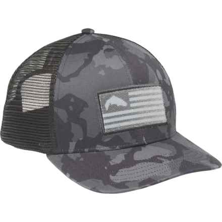 Simms Tactical Trucker Hat (For Men) in Regiment Camo Carbon