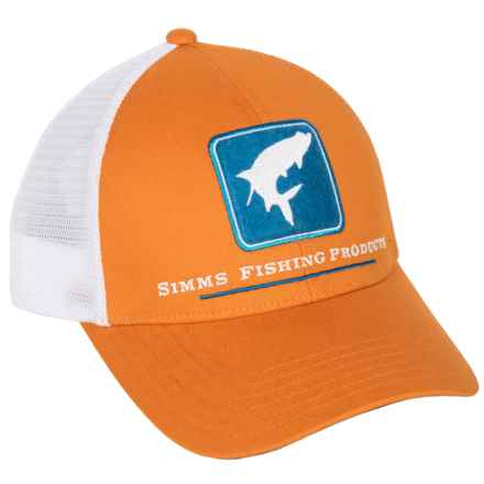 tarpon trucker cap burnt simms baseball hat tarpon trucker cap burnt simms baseball hat