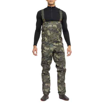 Simms Tributary Stockingfoot Waders - Waterproof (For Men) in Regiment Camo/Olive Drab