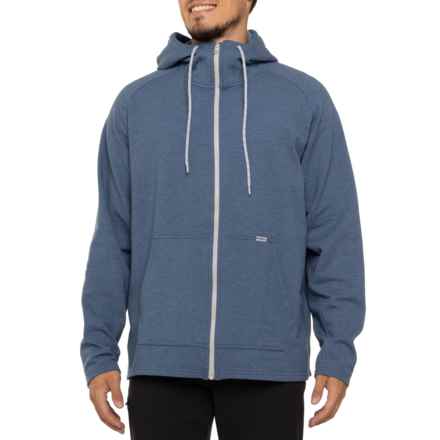 Simms Vermilion Full-Zip Hoodie in Navy Heather