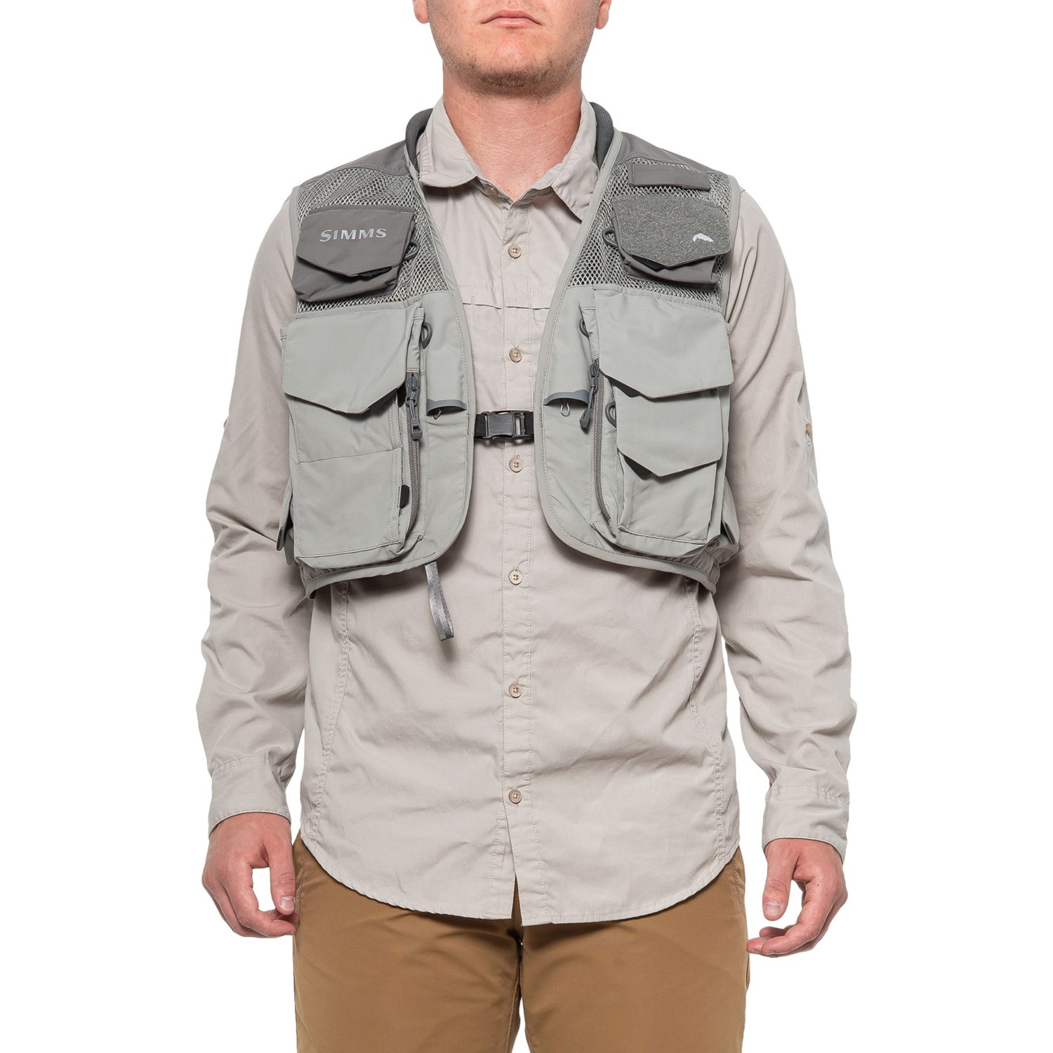 Simms Vertical Mesh Fishing Vest (For Men) - Save 46%