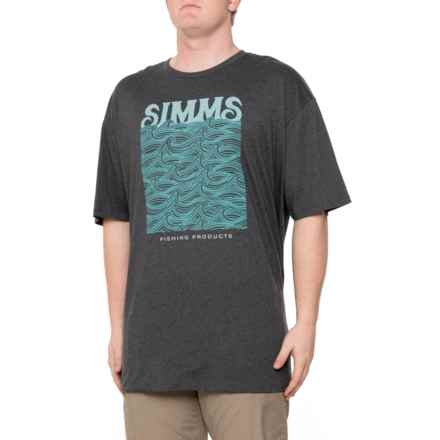 Simms Wave T-Shirt - Short Sleeve in Charcoal Heather