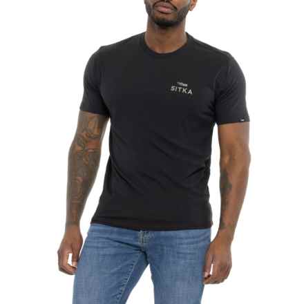 Sitka Pack String T-Short - Short Sleeve in Black