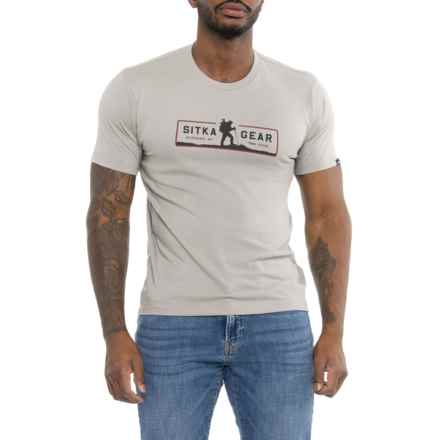 Sitka Trek T-Shirt - Short Sleeve in Field Gray