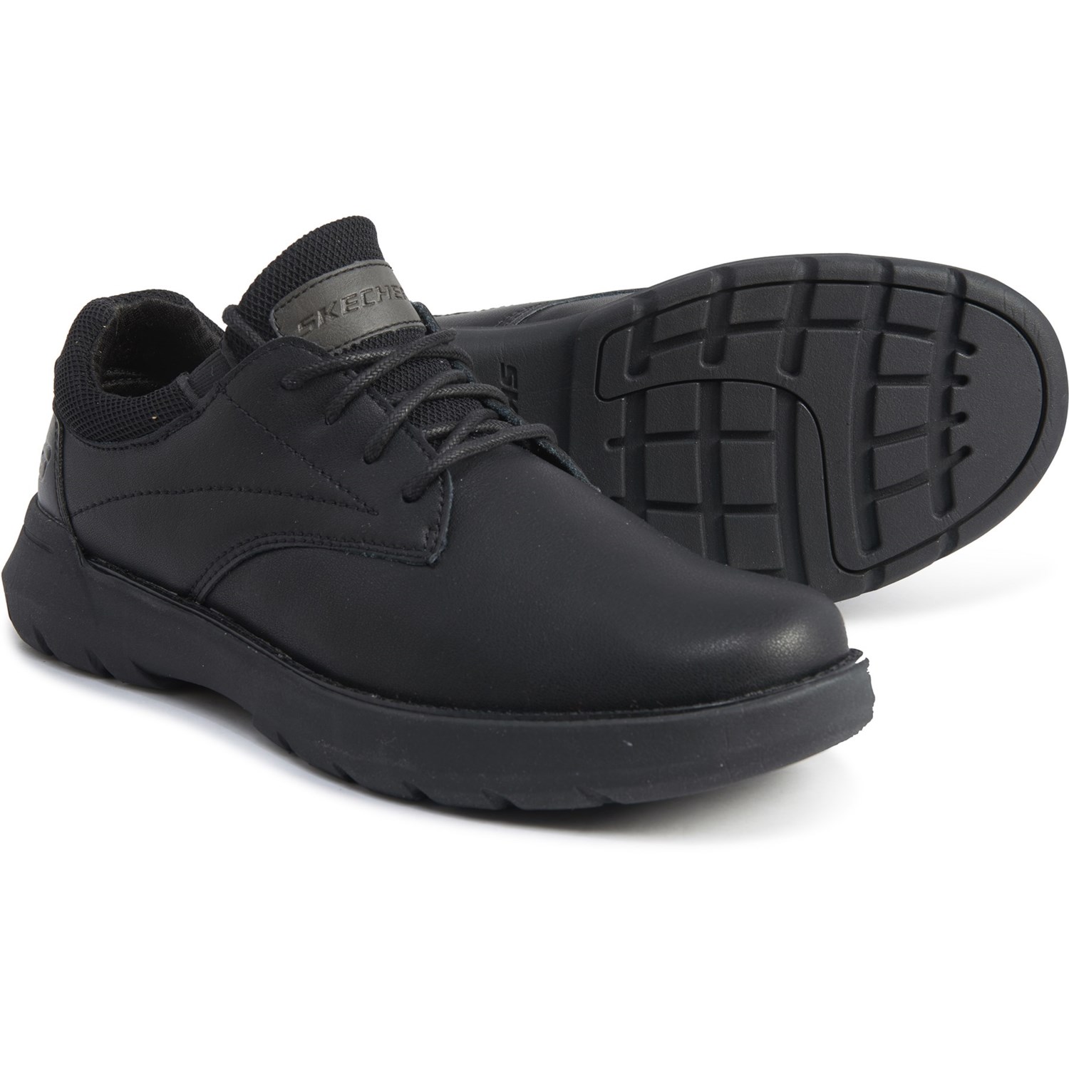 mens leather skechers