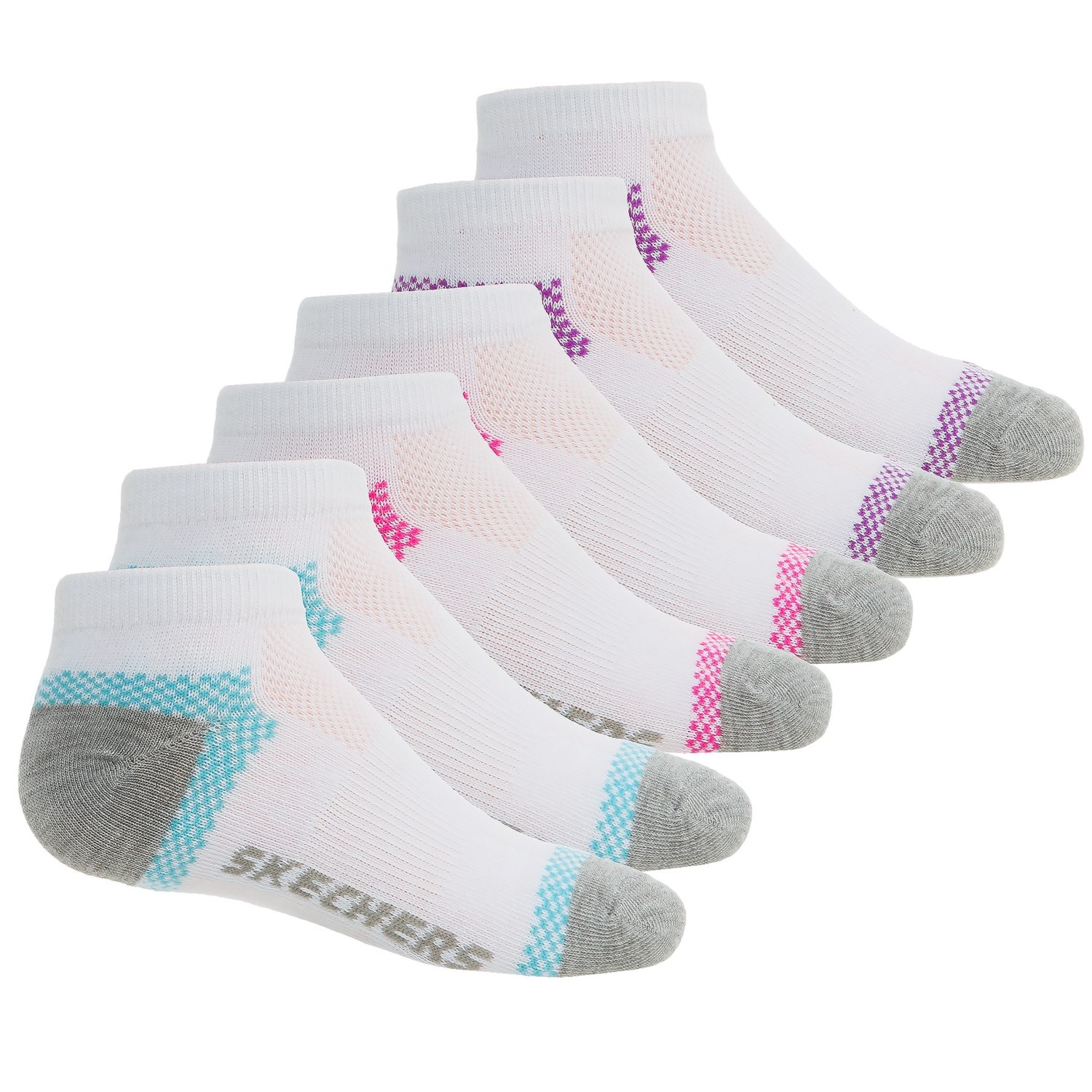 Skechers Fashion LowCut Socks (For Little and Big Girls) Save 50