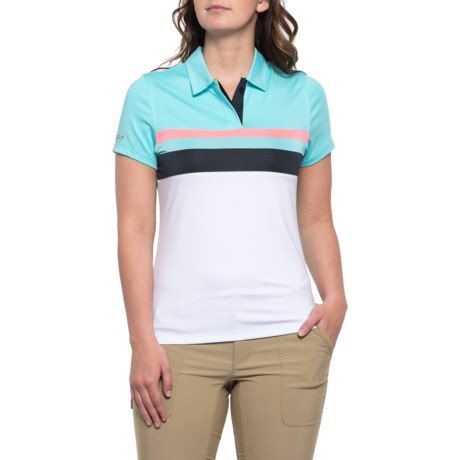 skechers polo shirt womens white