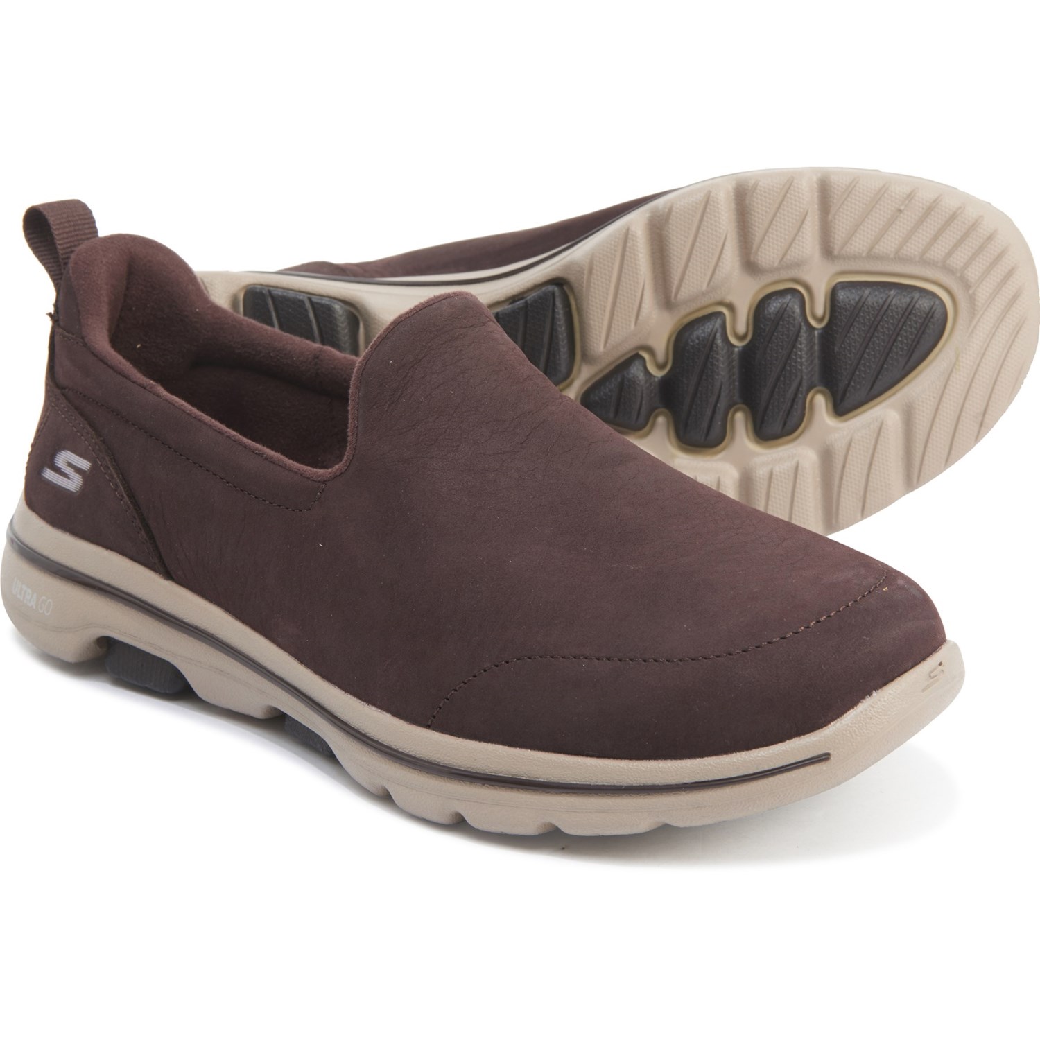 skechers gowalk undercover leather slip on shoes