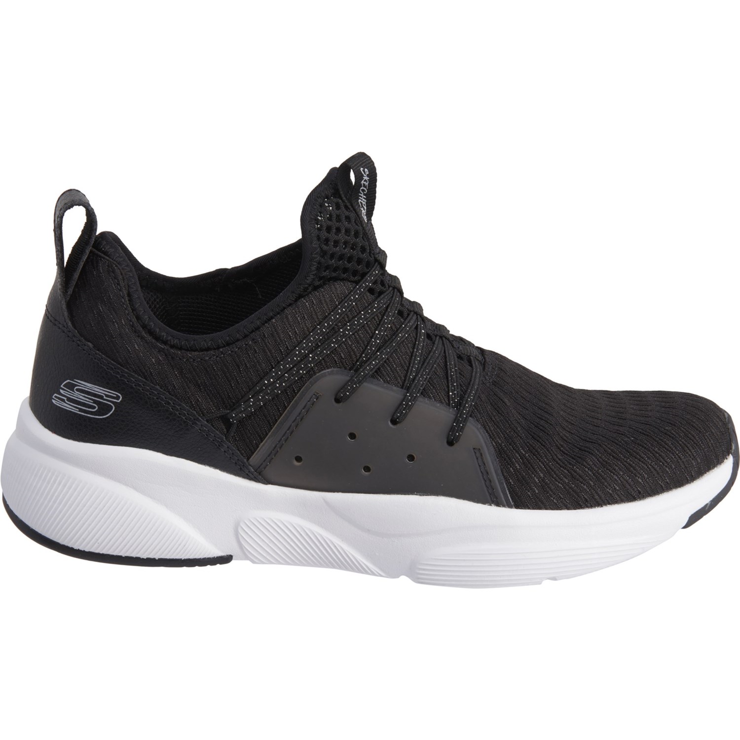 skechers bungee slip ons