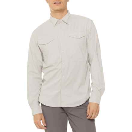SKINNY WATER CULTURE Withlacoochee Woven Shirt - UPF 50+, Long Sleeve in Seawall Grey