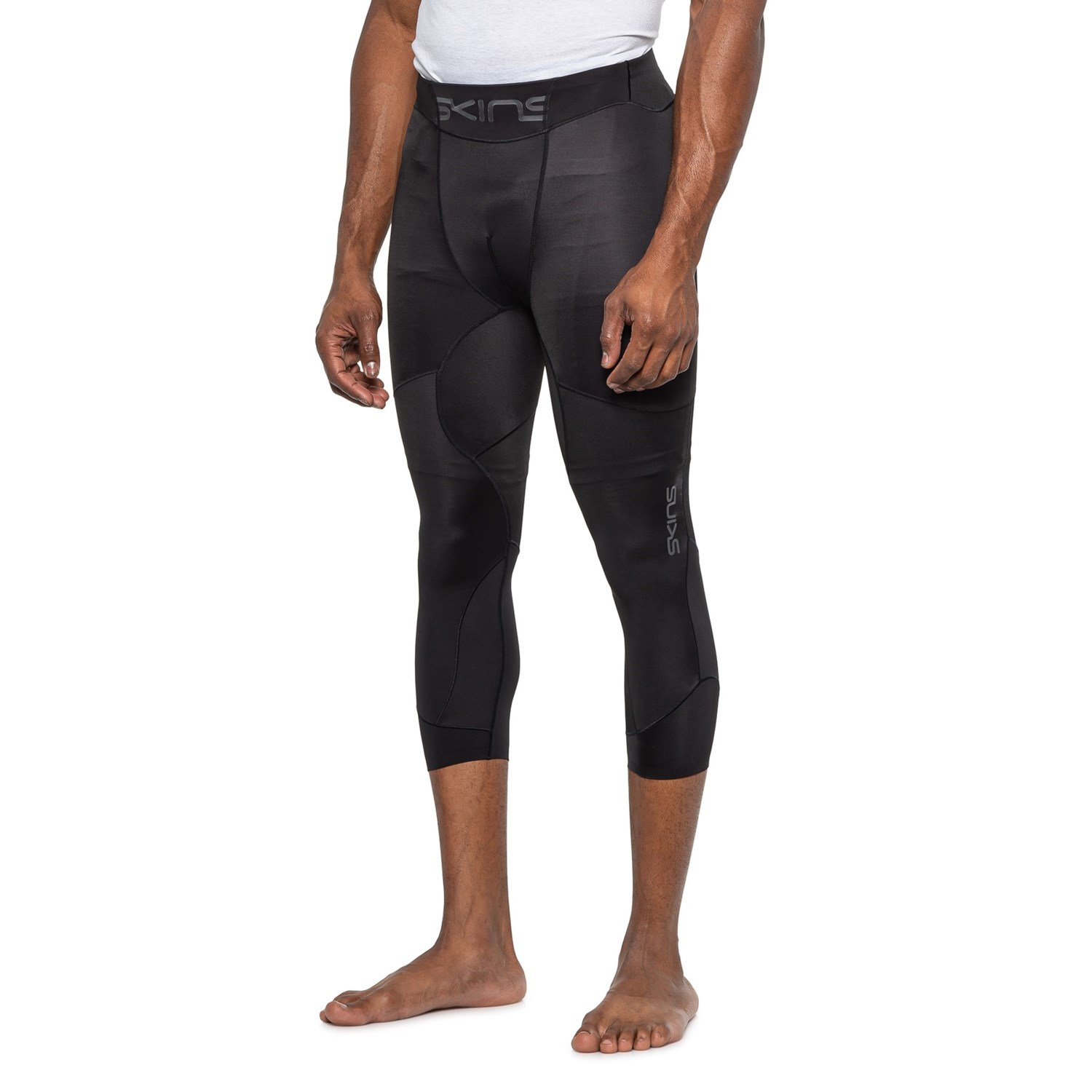 Skins DNAmic Womens Compression 3//4 Tights Black