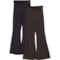 13HK2_2 SKN Girls Lunatek Florence Foldover Flare Pants - 2-Pack