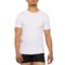 4AWVX_2 Skora Cotton Blend Undershirts - 5-Pack, Short Sleeve