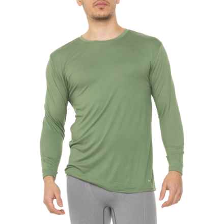 Skora Lounge T-Shirt - Long Sleeve in Hedge Green