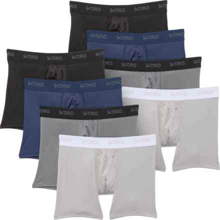 Skora Sport-Performance Boxer Briefs - 8-Pack, 6” in Multi