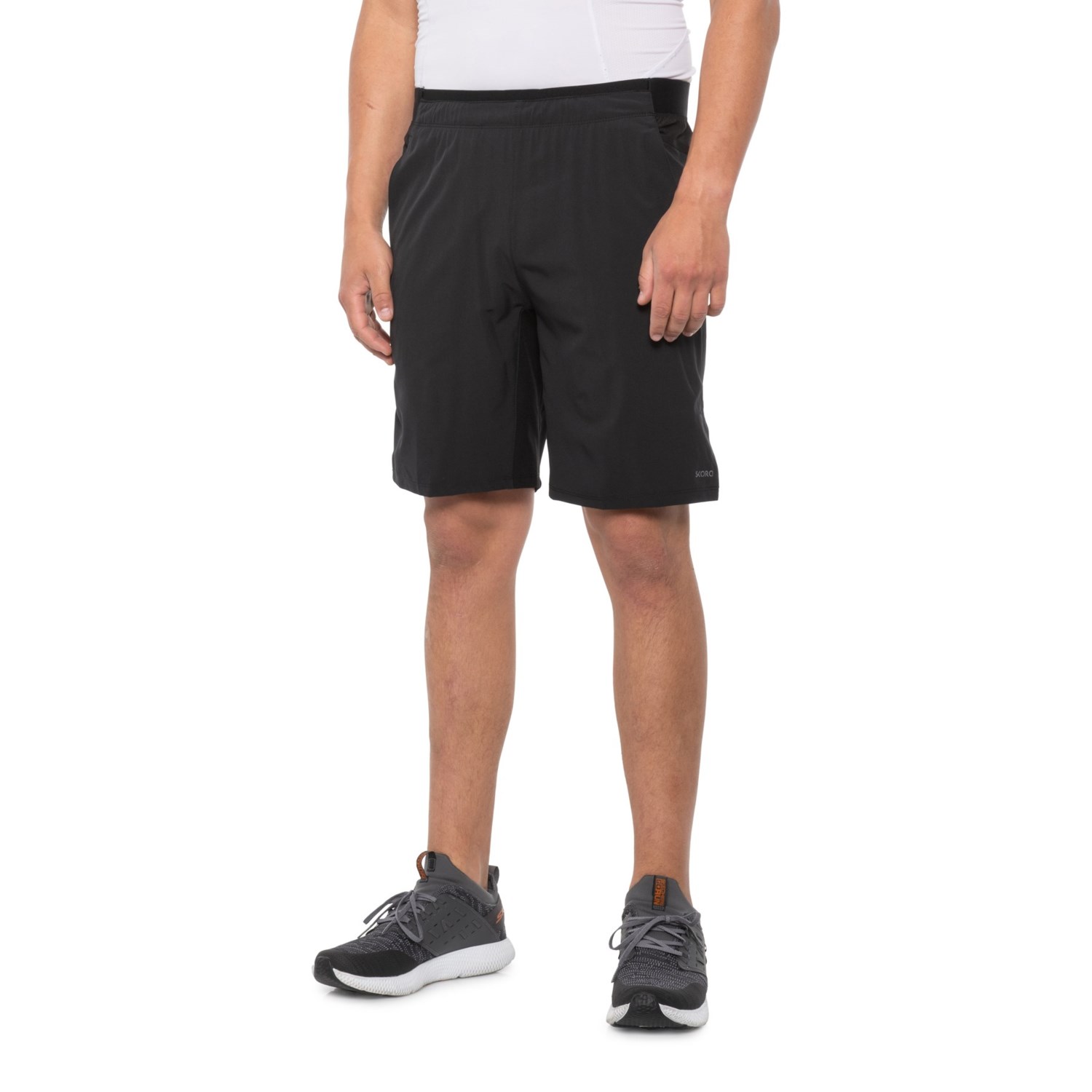 Skora Stretch-Woven Running Shorts (For Men) - Save 27%